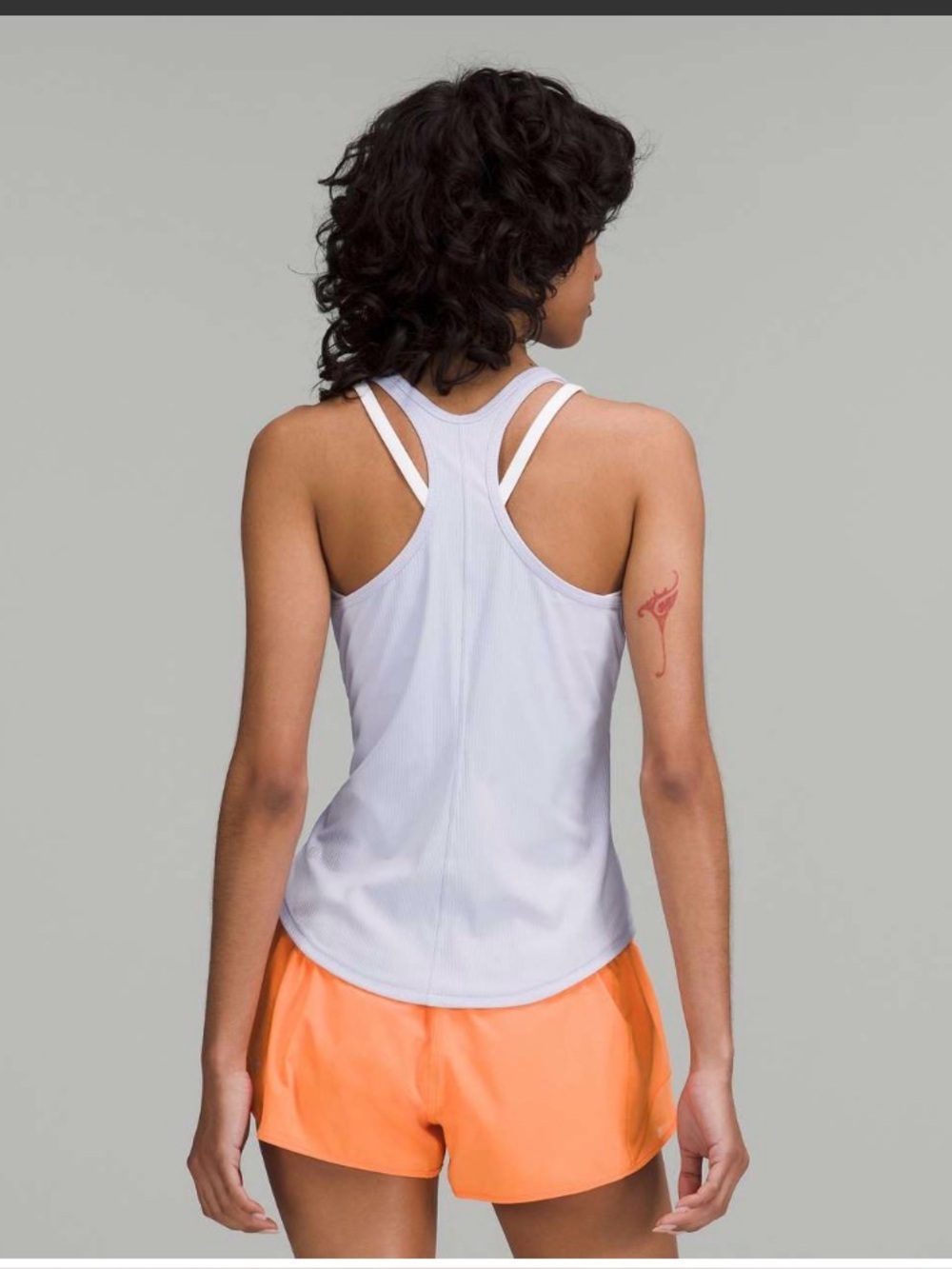 Lululemon Base Pace Ribbed Tank (Pastel Blue)